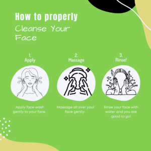 Blue How to Wash Face Properly Instagram Post (1100 × 1100 px) (1)